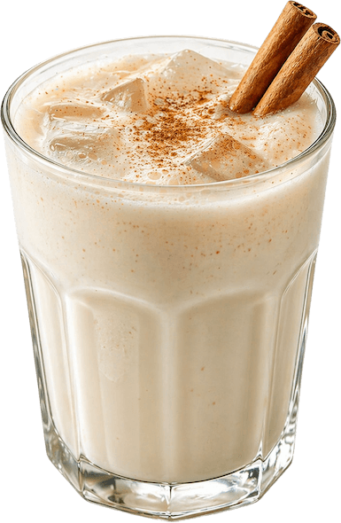 Latte frío de horchata